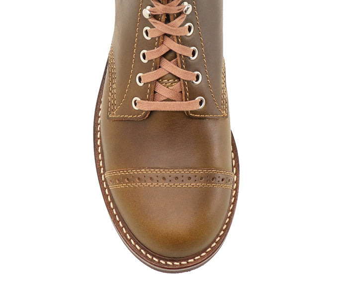 LK-014 Combat Boots Horween CXL Dark Olive - 6