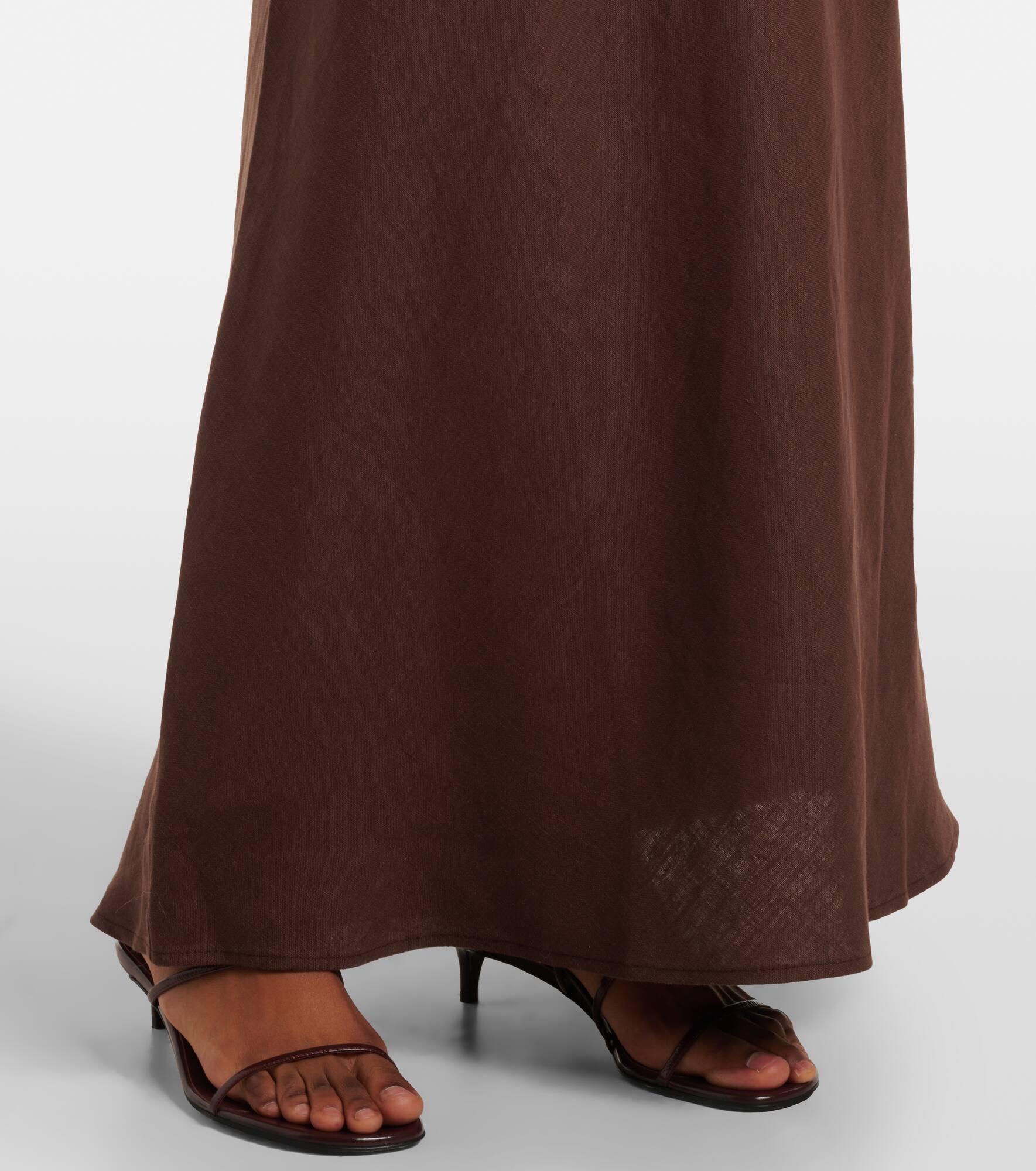 Linen maxi dress - 5