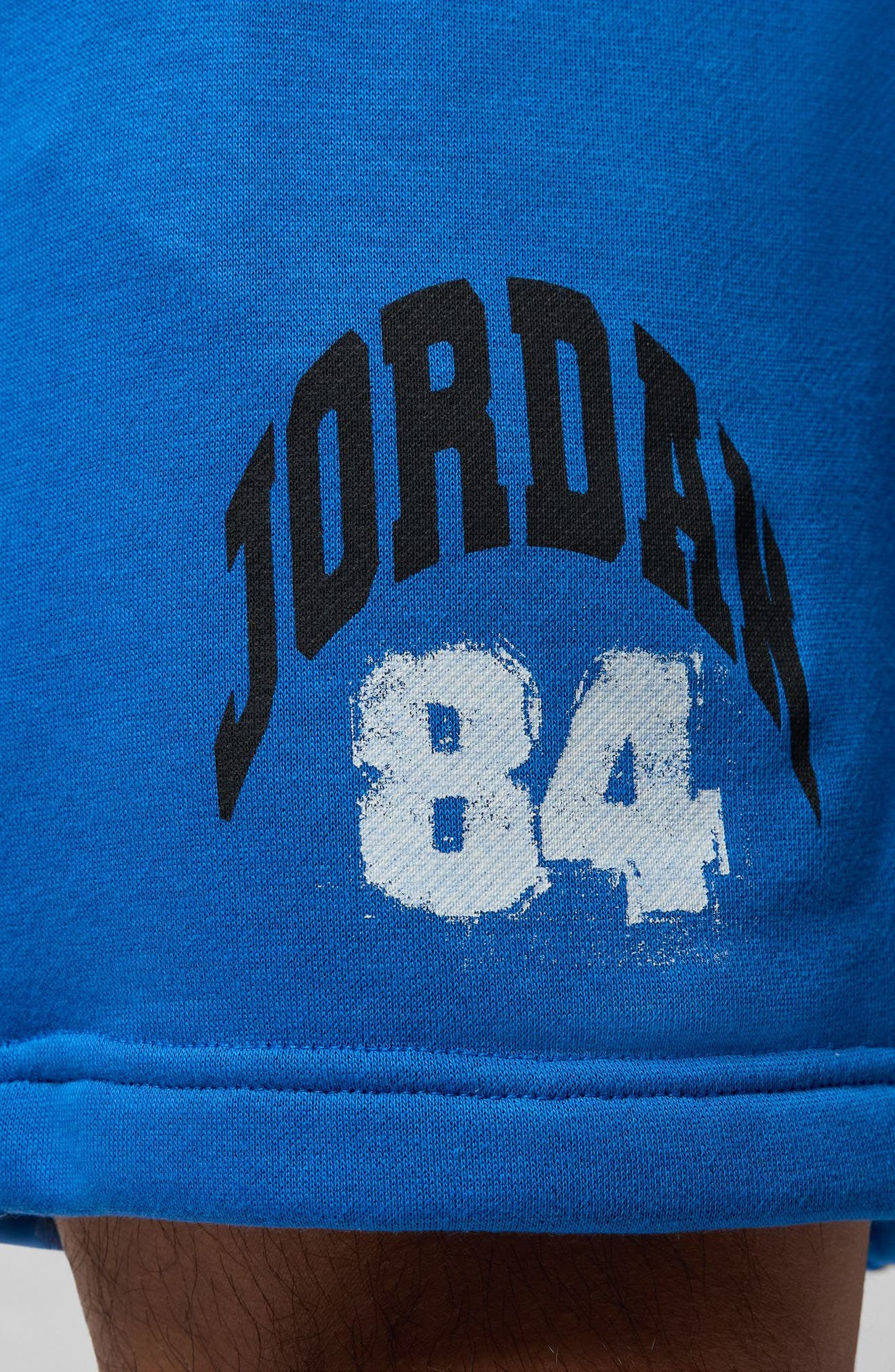 Jordan Collegiate Fleece Shorts in Sport Blue/Sail at Nordstrom - 3