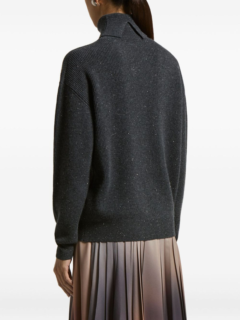 roll-neck sparkle-finish sweater 3