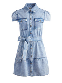 Alice + Olivia MIRANDA MINI DENIM DRESS | REVERSIBLE