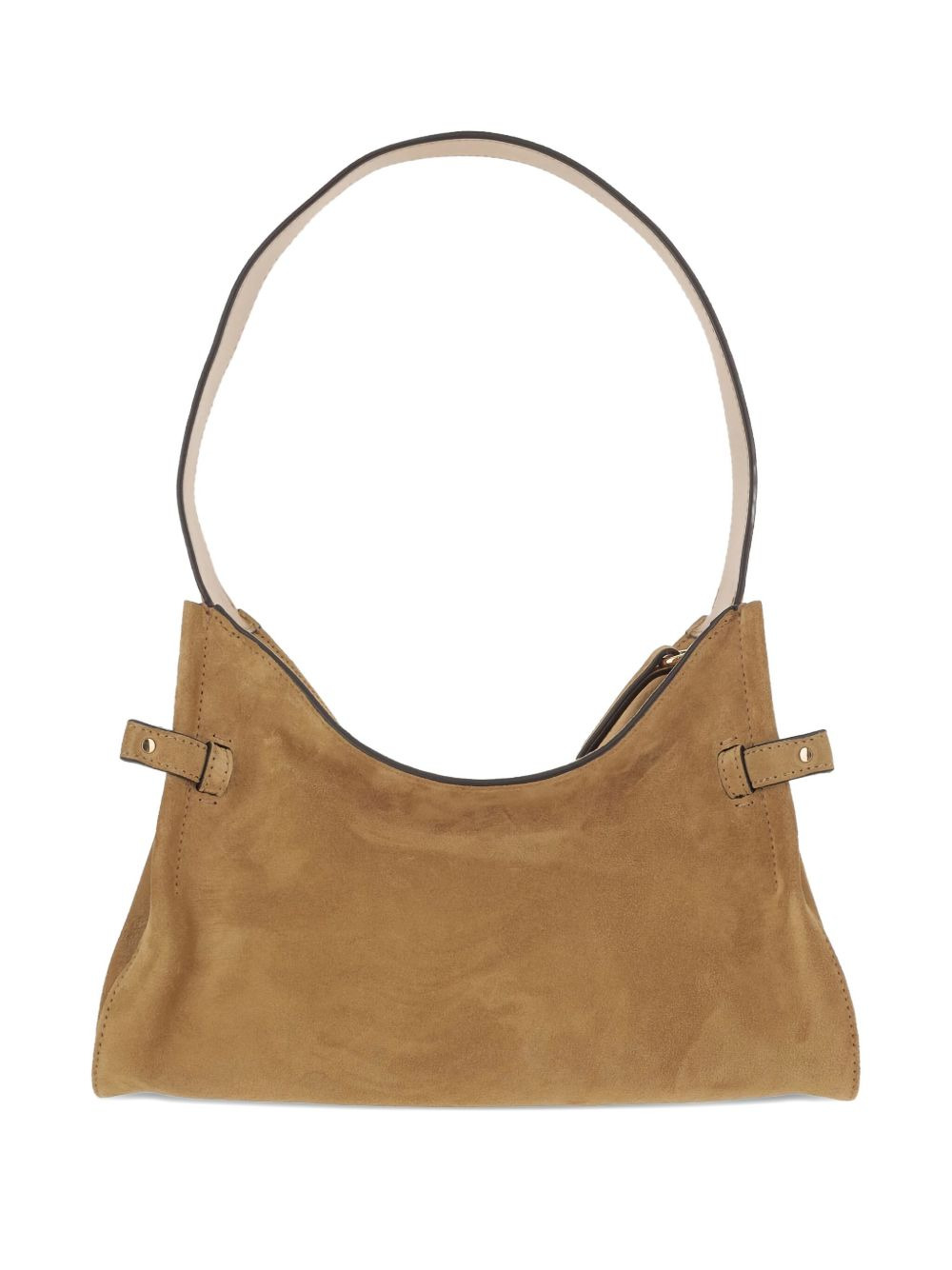 charm-embellished suede shoulder bag - 2