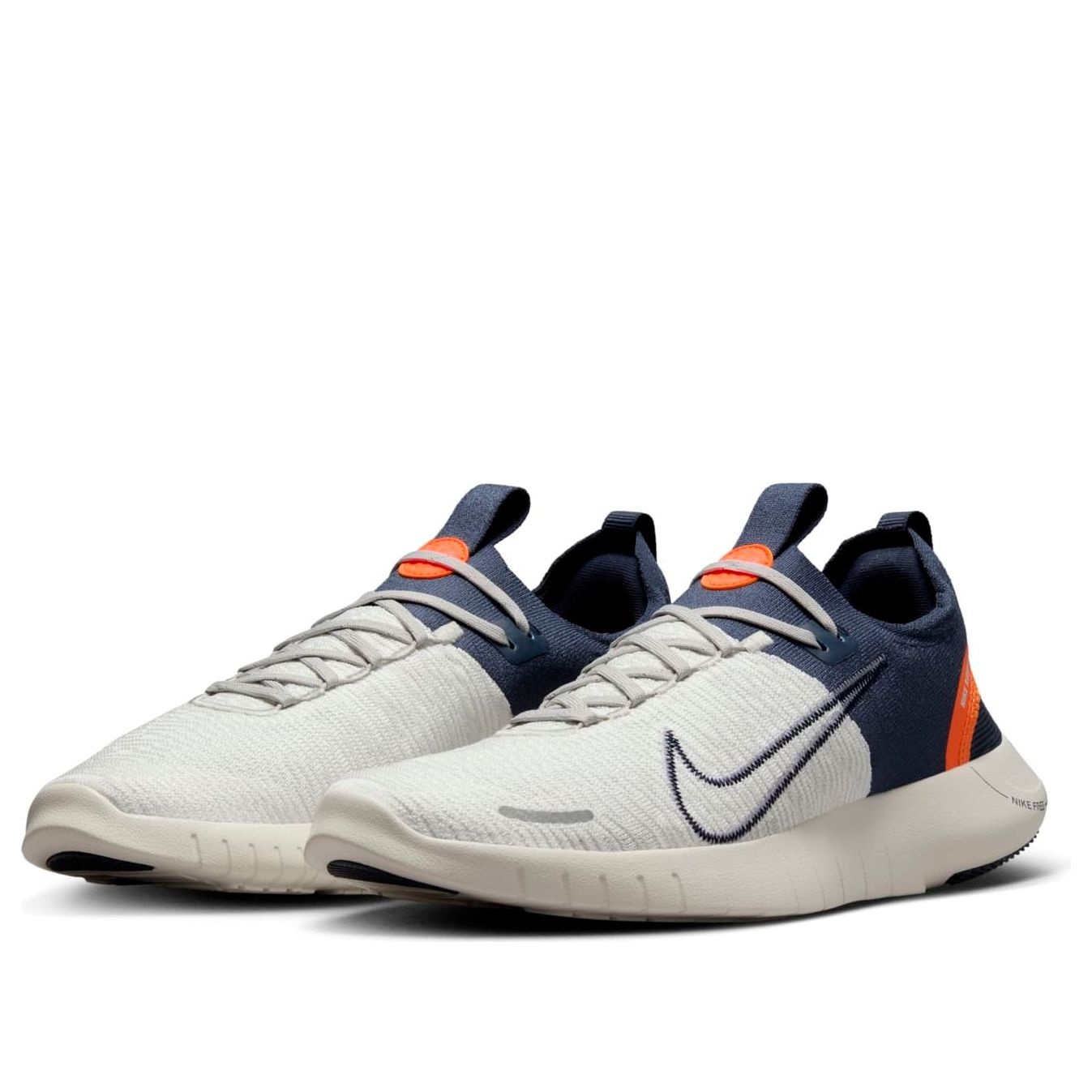 Nike Free Run Flyknit \'Next Nature Grey\' size 10.5 FB1276-004 Nike Free Run FK NN lt Iron Ore Thunder Blue Sail nby FB1276  main image 3