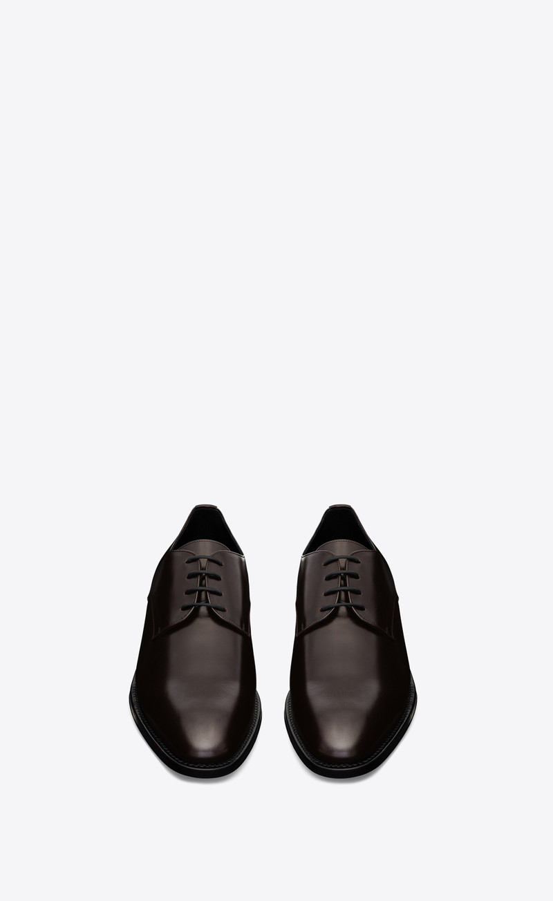 SAINT LAURENT adrien derbies in smooth leather outlook