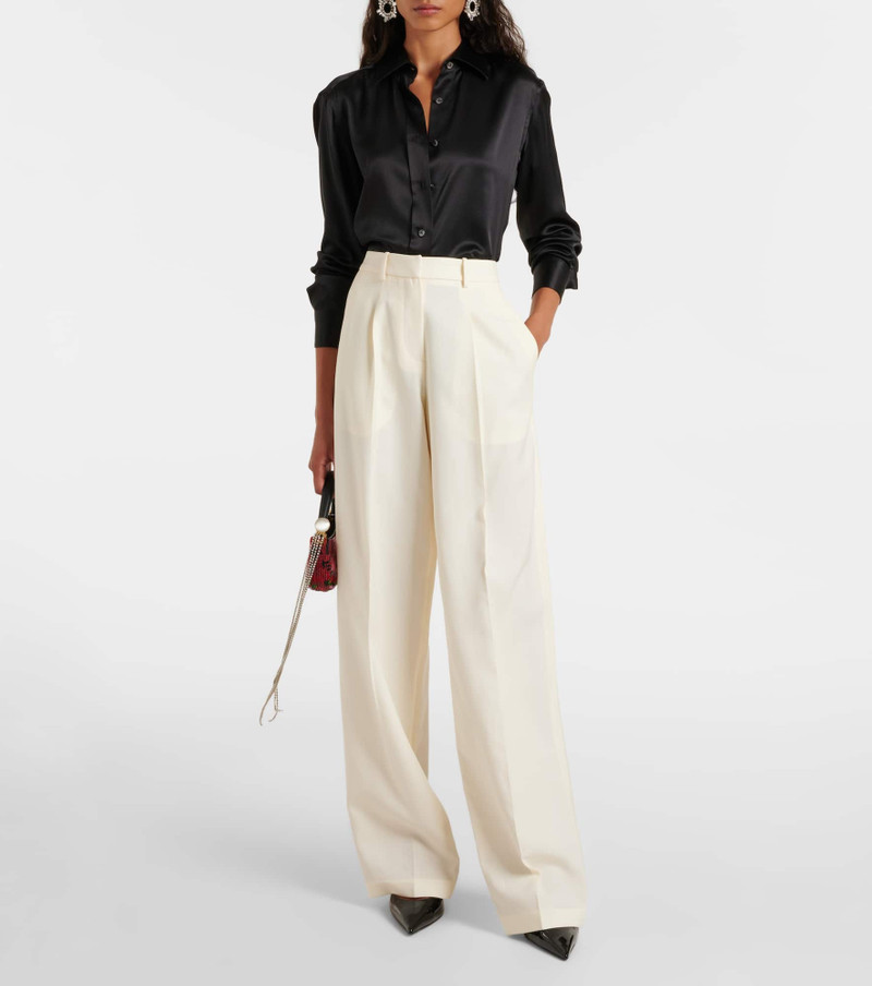 MAGDA BUTRYM Wool and silk wide-leg pants outlook