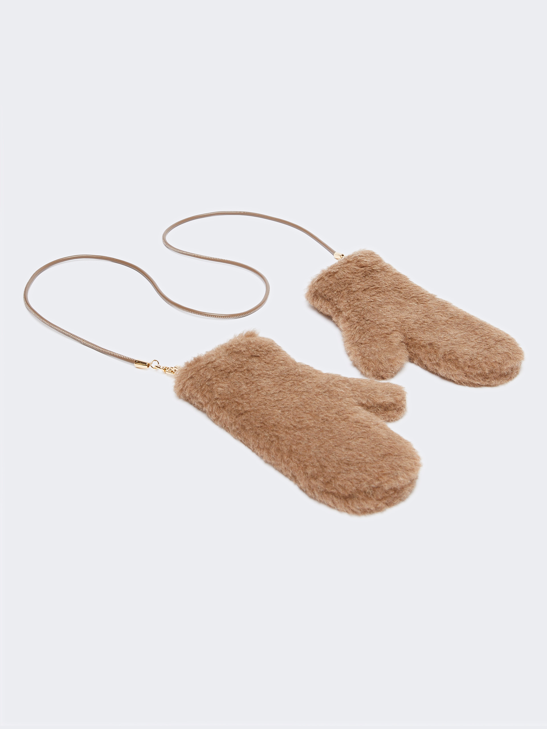 OMBRATO4 Mittens in alpaca and cashmere Teddy fabric - 2