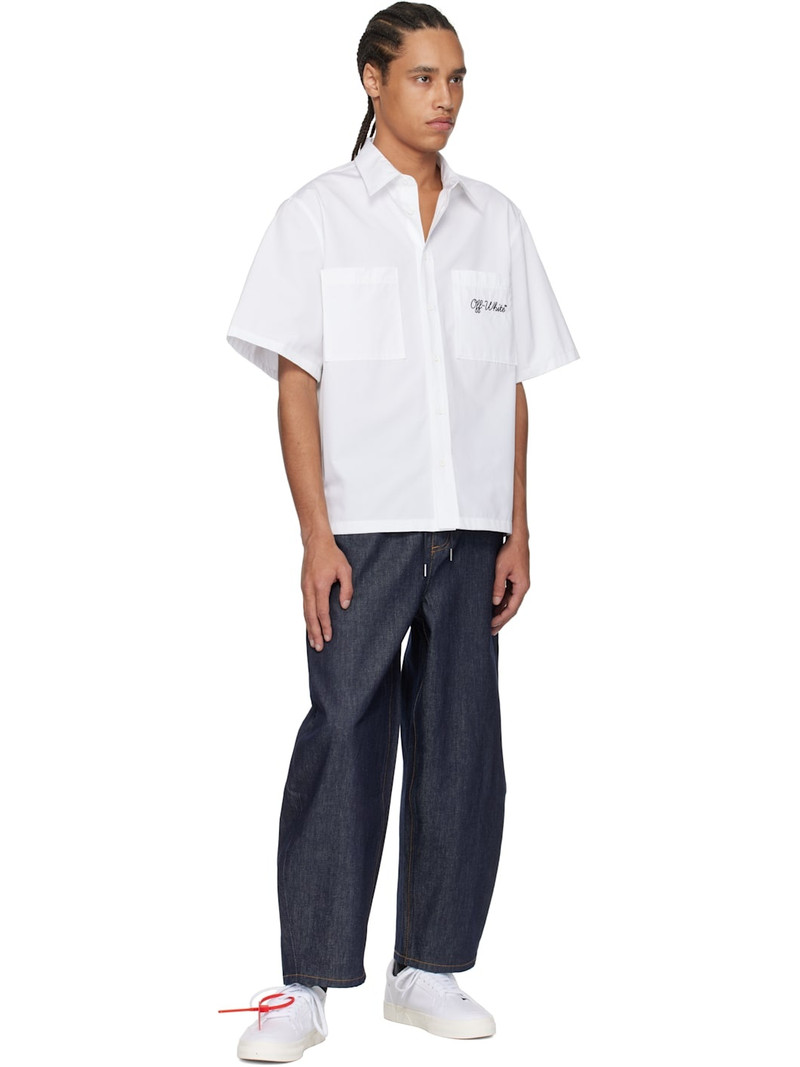 Off-White White New Low Vulcanized Animation Sneakers outlook