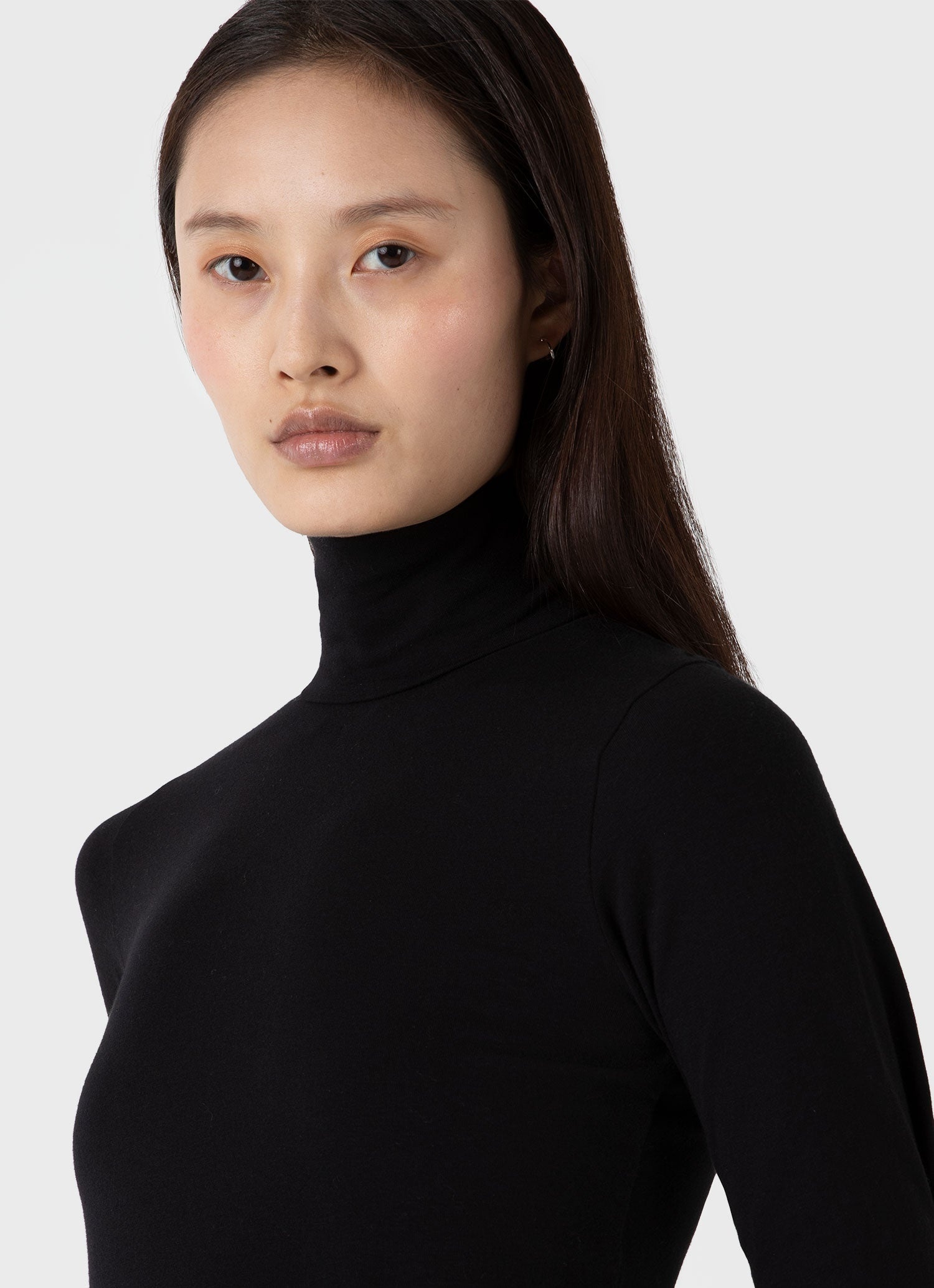 Long Sleeve Roll Neck Top - 4