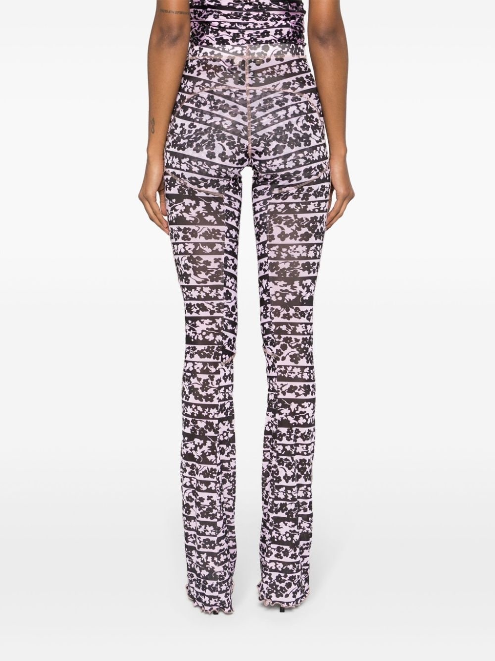 Halcyon Blossom-print trousers - 4