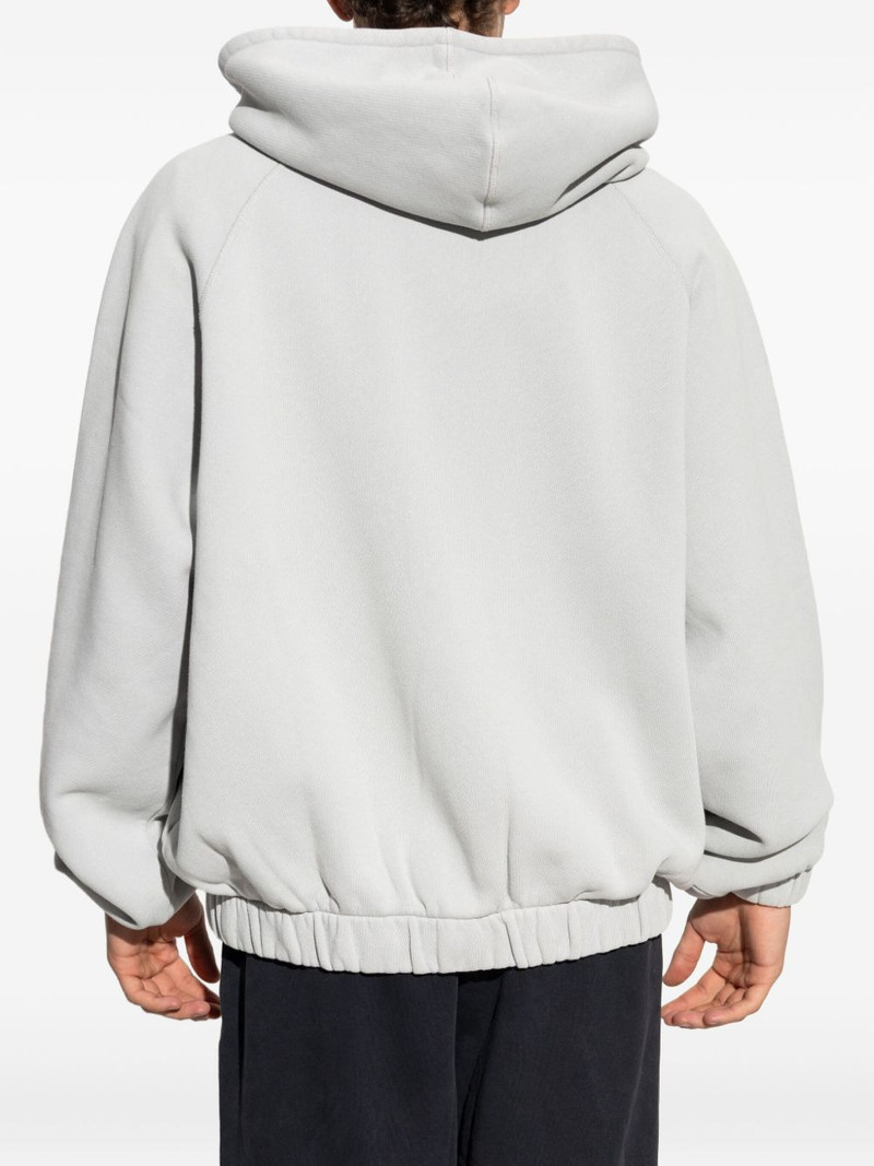 logo-print zip-up hoodie 4