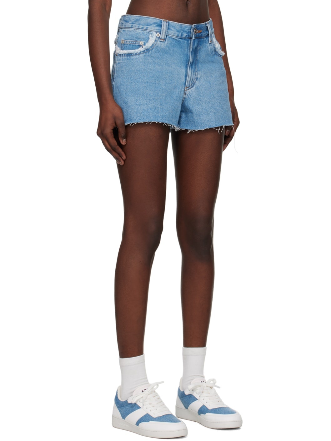 Blue Holly Denim Shorts - 2