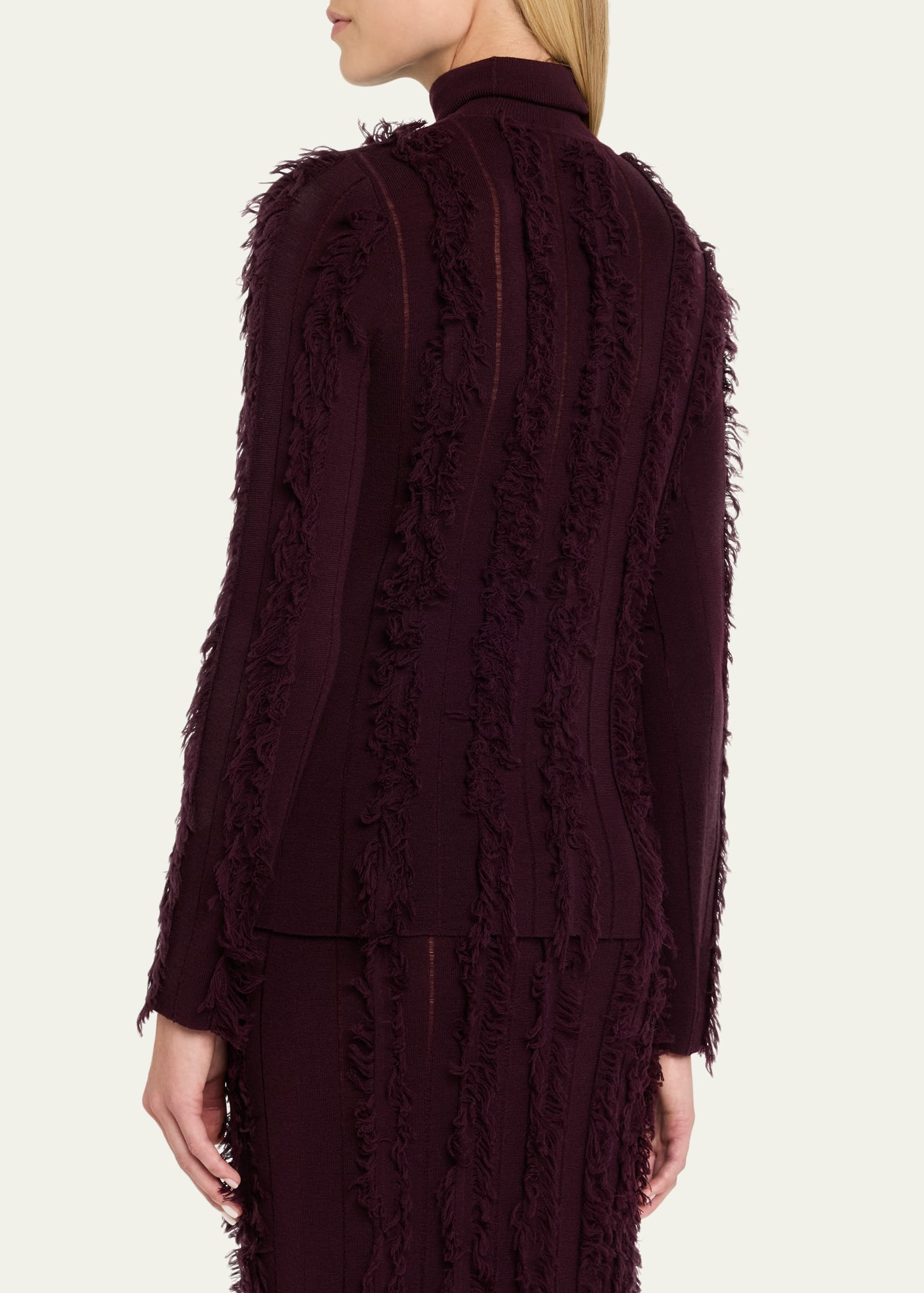 Nico Turtleneck Fringed Sweater - 3
