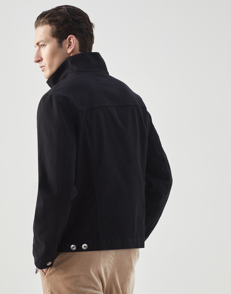 Brunello Cucinelli Dyed comfort denim four-pocket jacket outlook