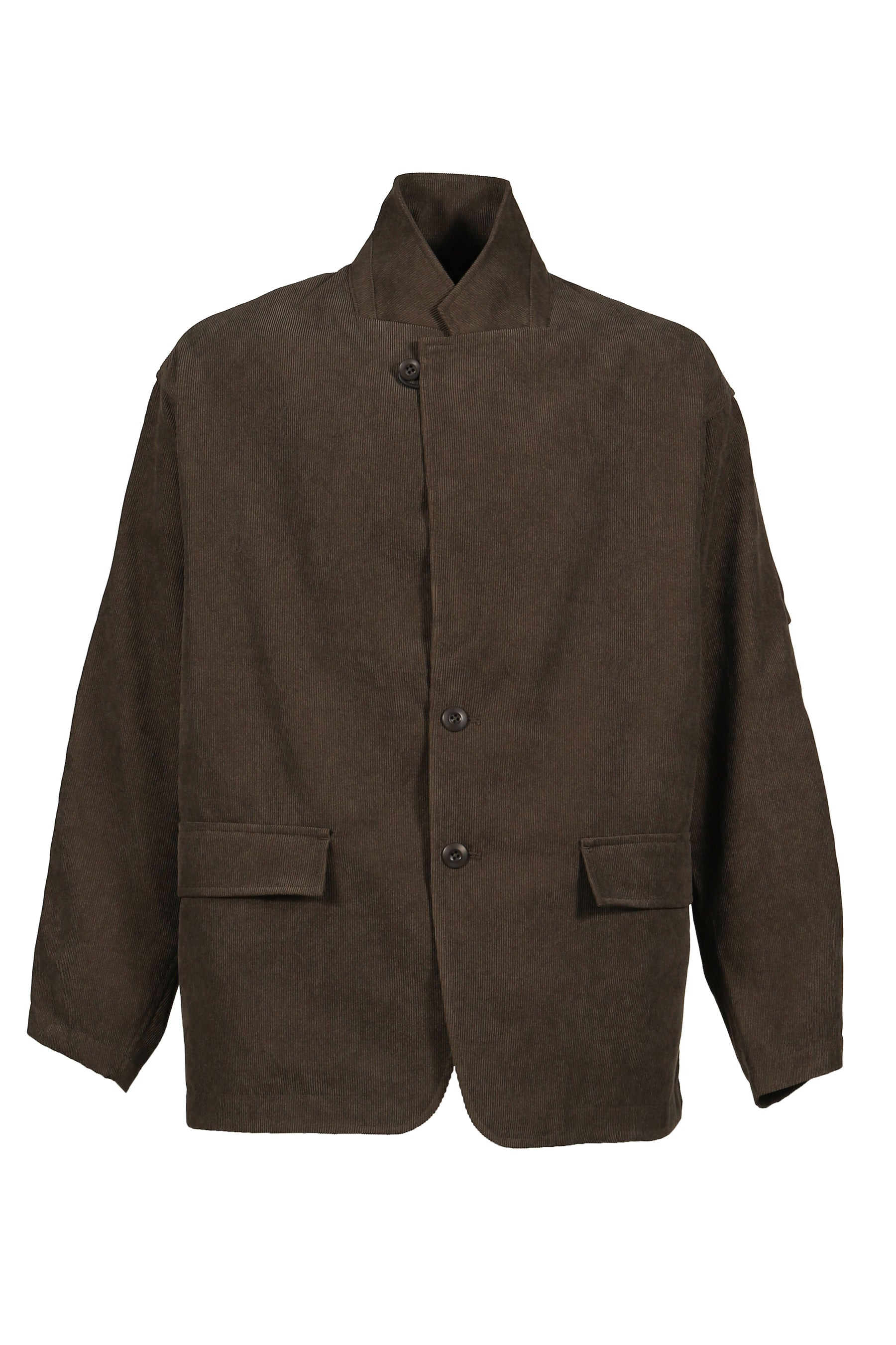 TECH LOOSE 2B JACKET CORDUROY / BRW KHA - 3