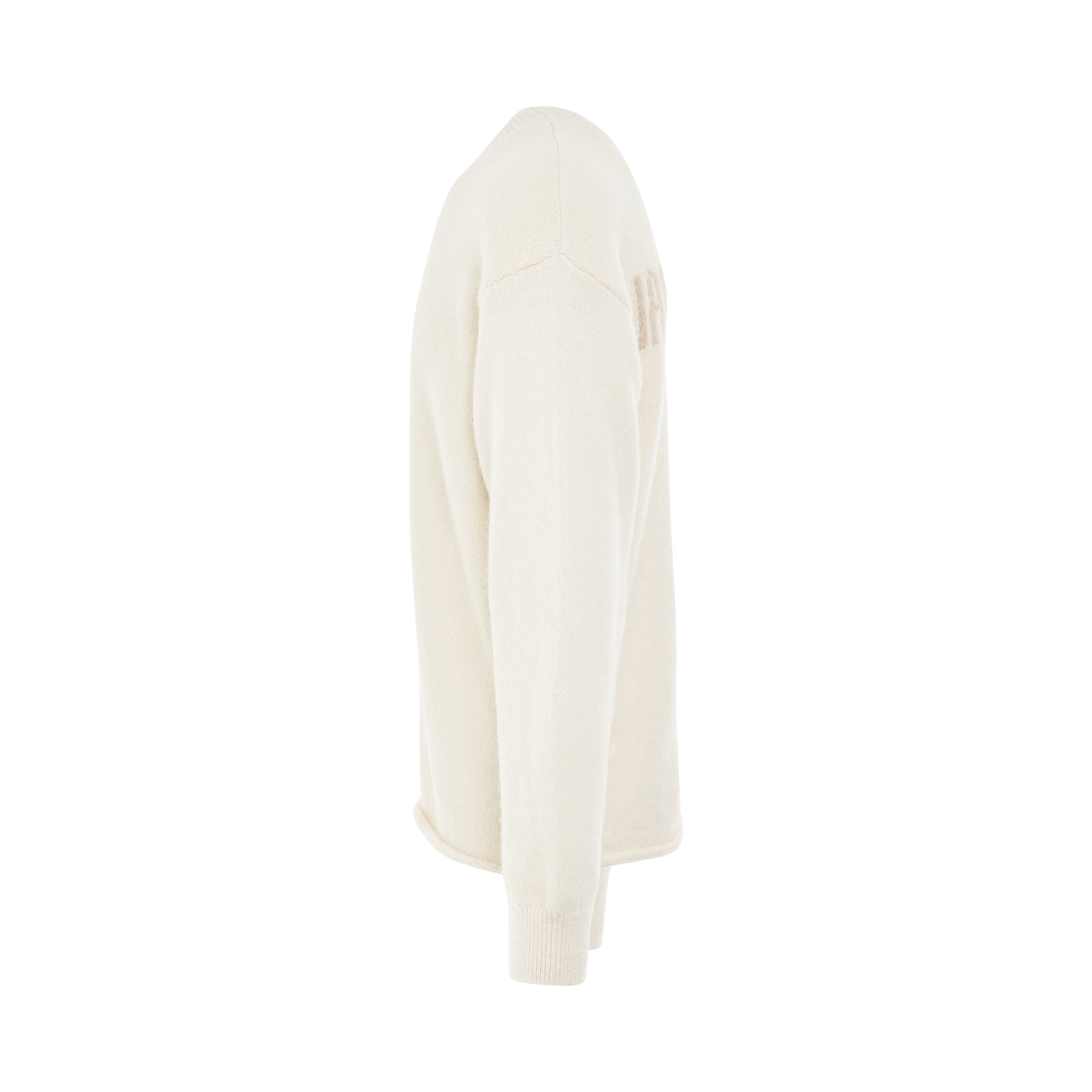 Jacquemus Knit Sweater in Light Beige - 3