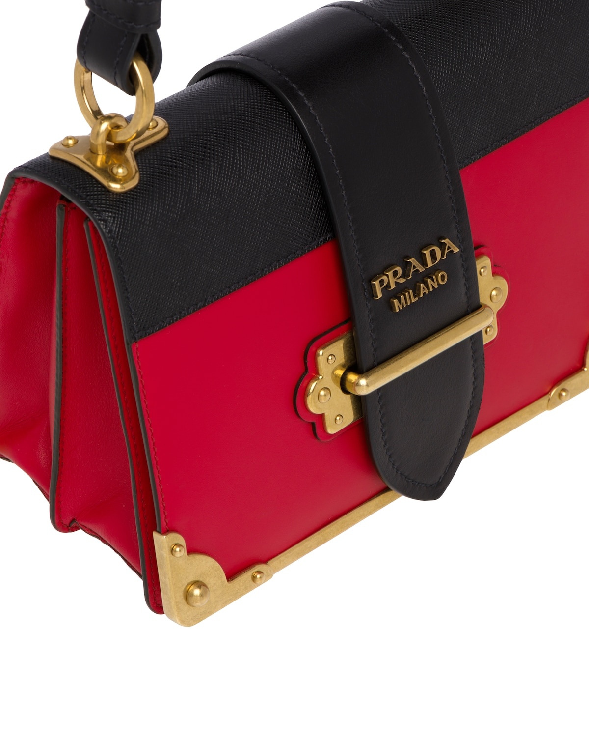 Leather Prada Cahier Bag - 6