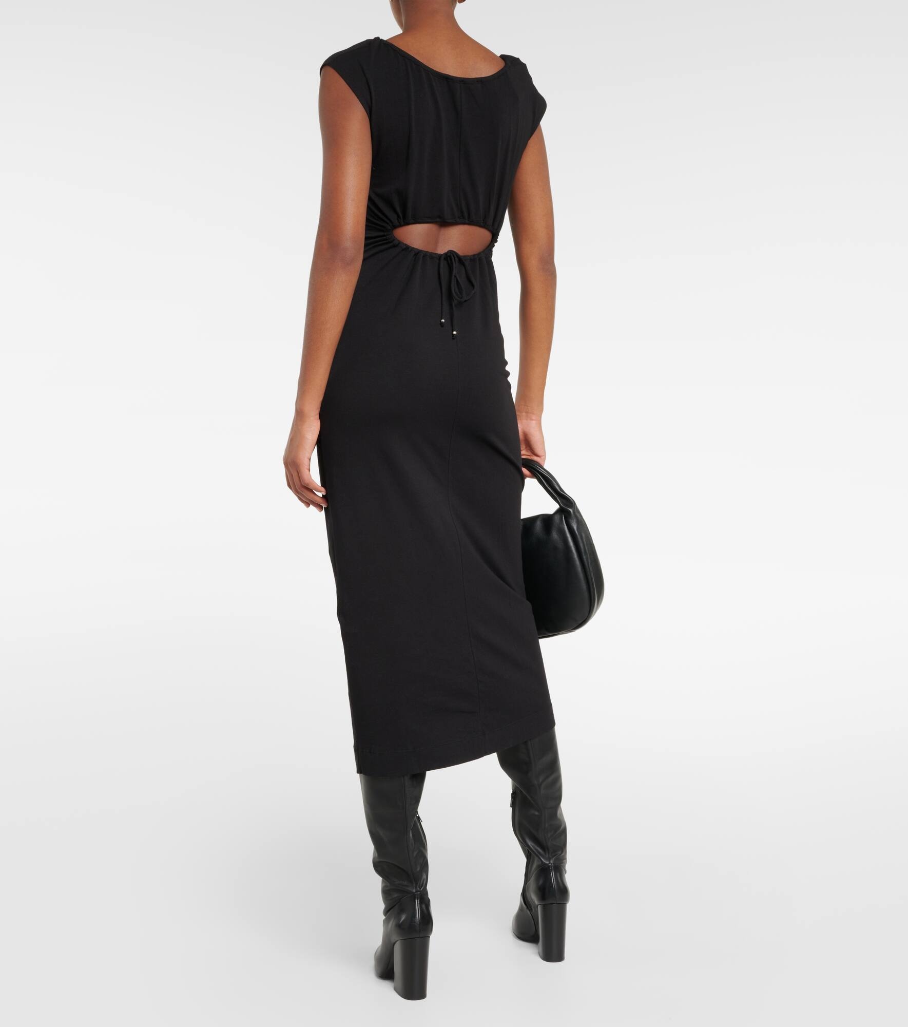 White Label Nina cotton-blend midi dress - 3