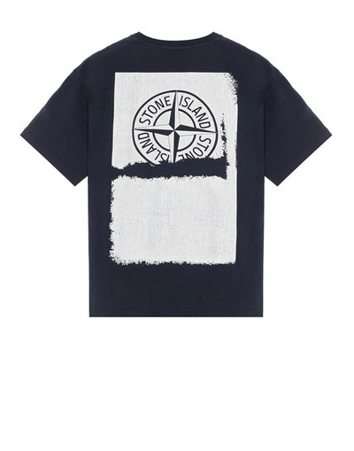 Stone Island 2RC89 'SCRATCHED PAINT ONE' PRINT BLUE outlook