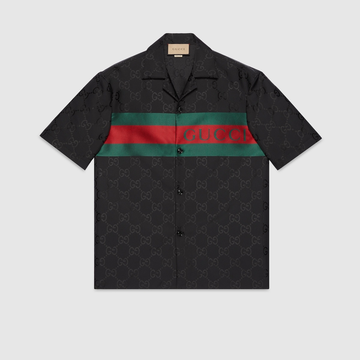 本物 GUCCI GG REVERSIBLE | shirt jacquard nylon トップス