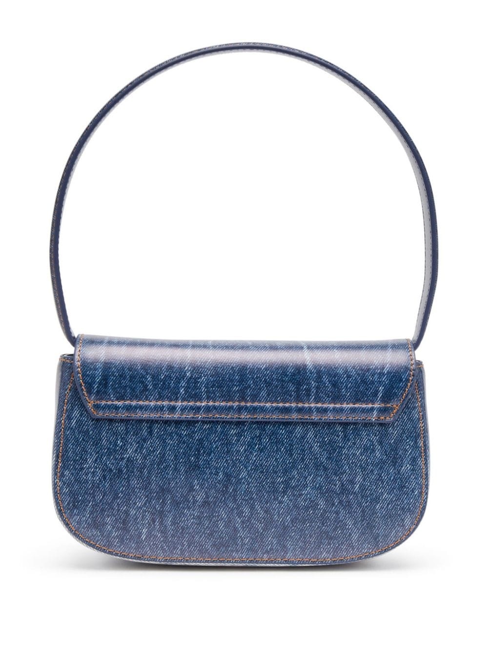 1DR denim-print leather bag - 2