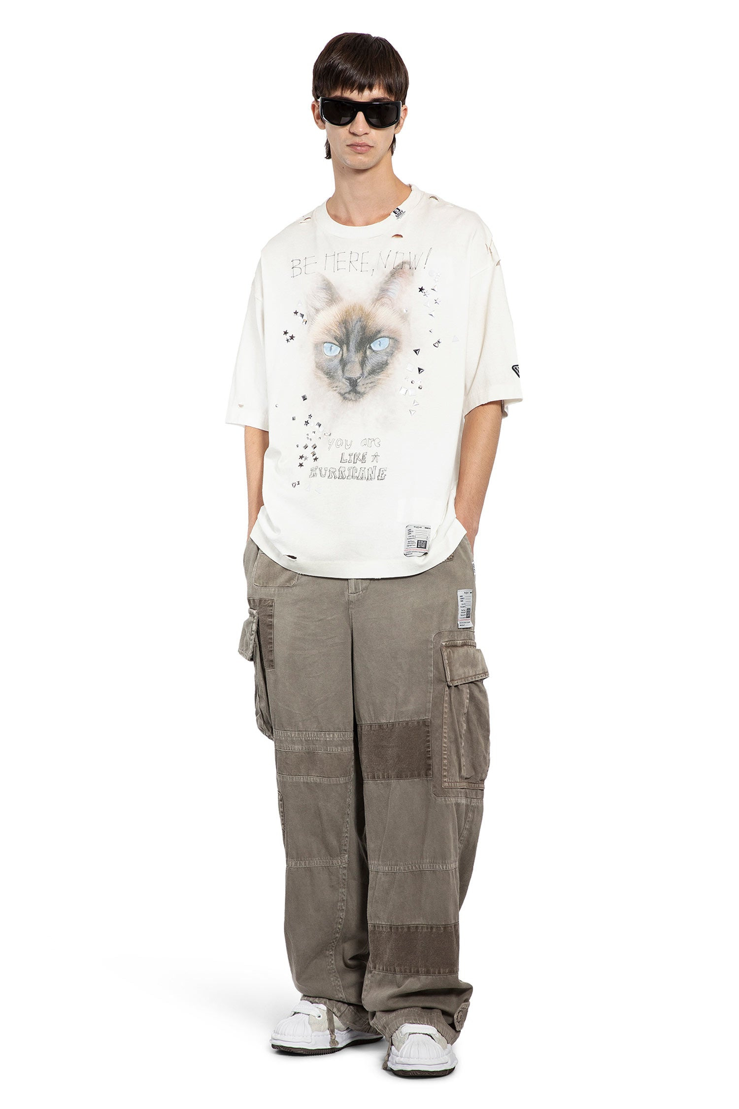 Embellished Distressed Tee - 4