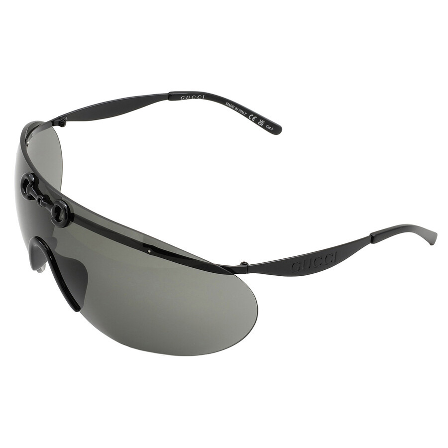 Gucci Grey Shield Men's Sunglasses GG1656S 001 99 - 5