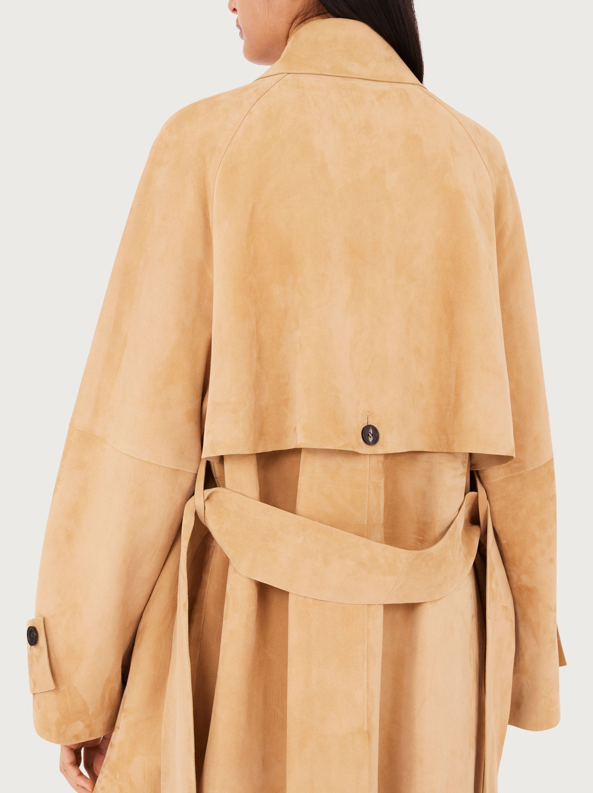 Single breasted suede trench - 6