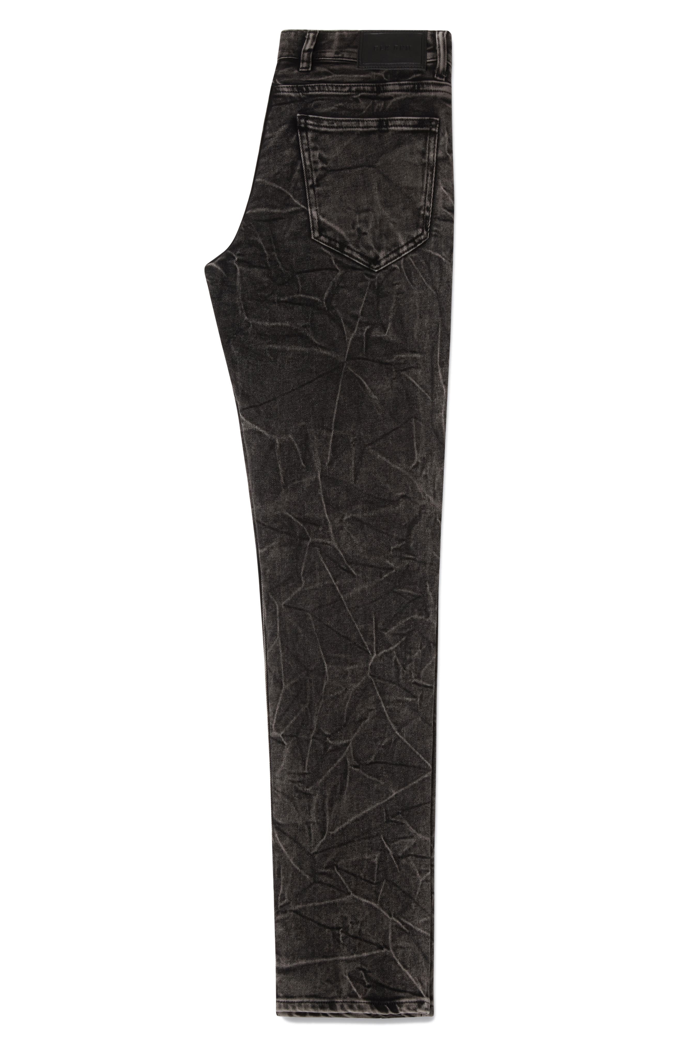 BLK DNM Acid Wash Skinny Jeans in Shadow at Nordstrom - 6