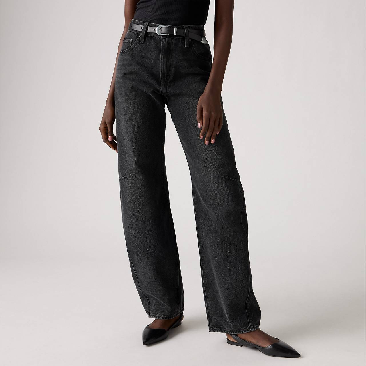 BAGGY DAD BARREL WOMEN'S JEANS - 4