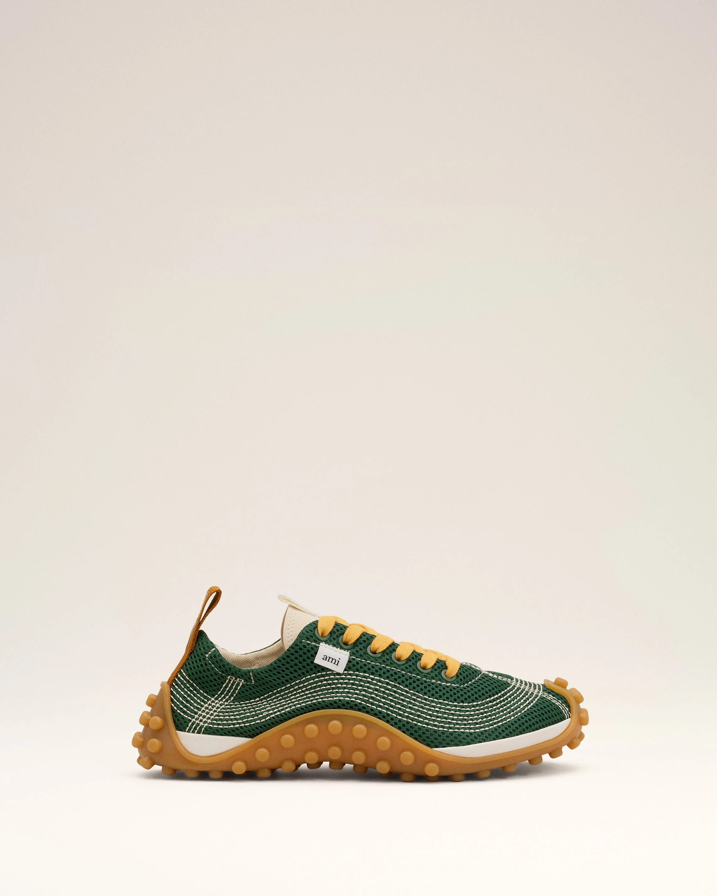 GREEN MESH MIRAGE SNEAKERS - 1