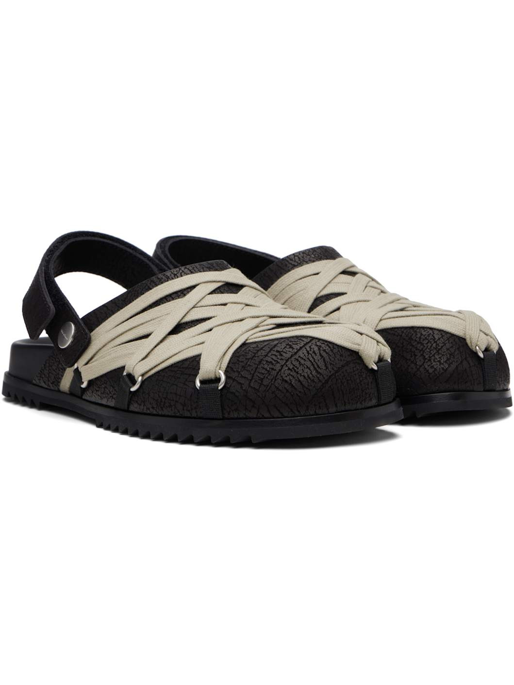 Black Concordians Granola Mule Loafers - 4