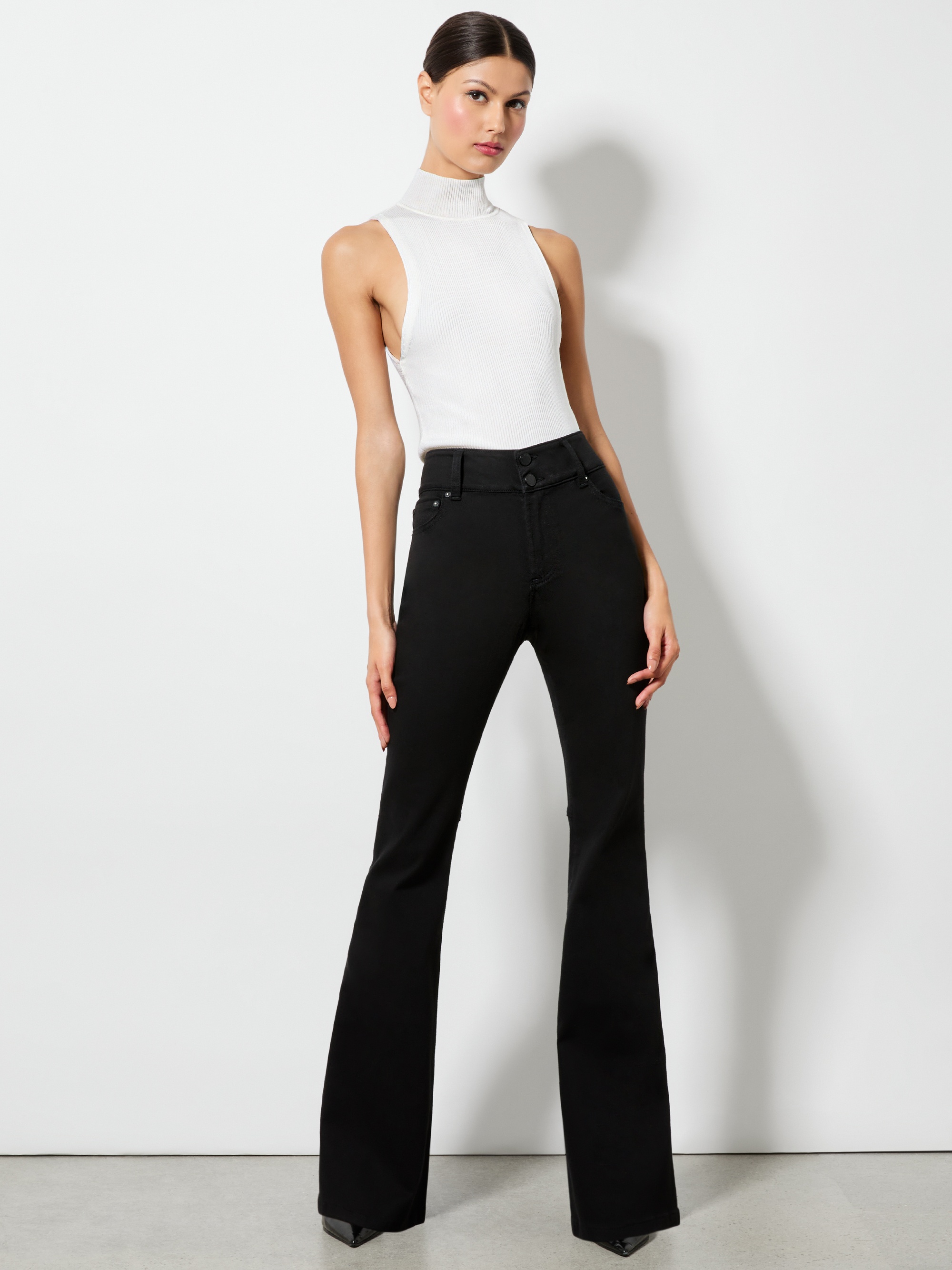 STACEY MID RISE BELL JEAN - 6