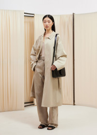 名作 lemaire 20aw military over coat LEMAIRE Oversized double-breasted wool coat | NET-A-PORTER