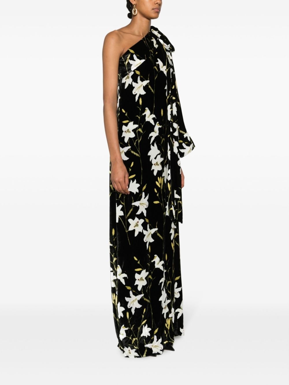 Nel floral-print one-shoulder dress - 3