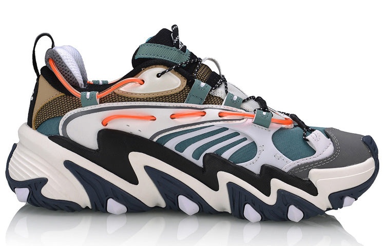 (WMNS) Li-Ning X-Claw 'Brown Green Orange' AGLQ014-4 - 2