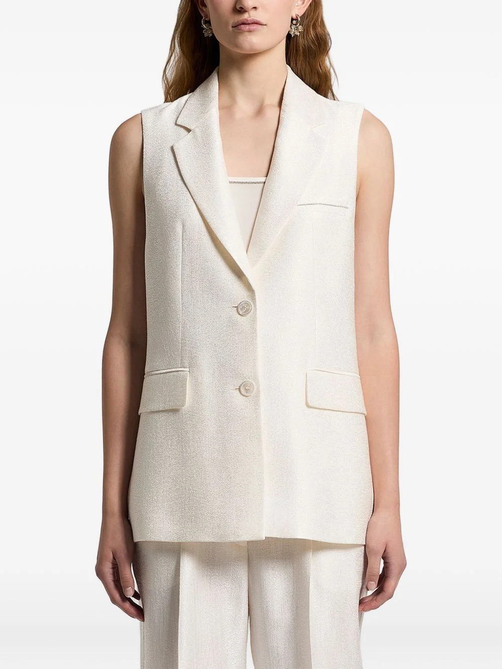 buttoned vest - 1