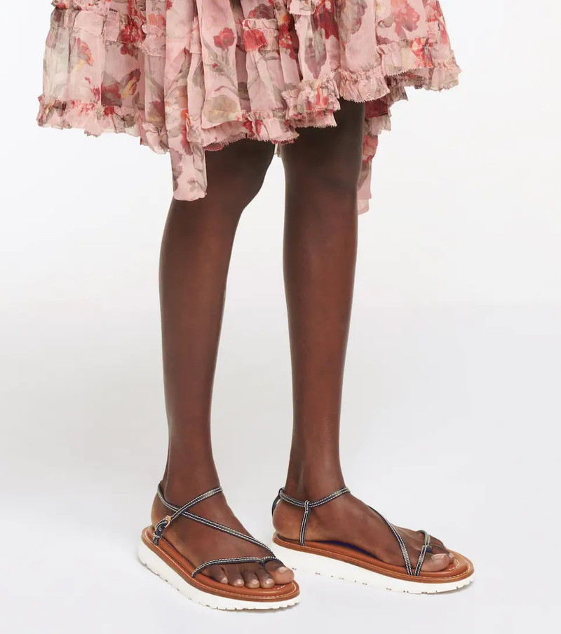 Leather sandals 4