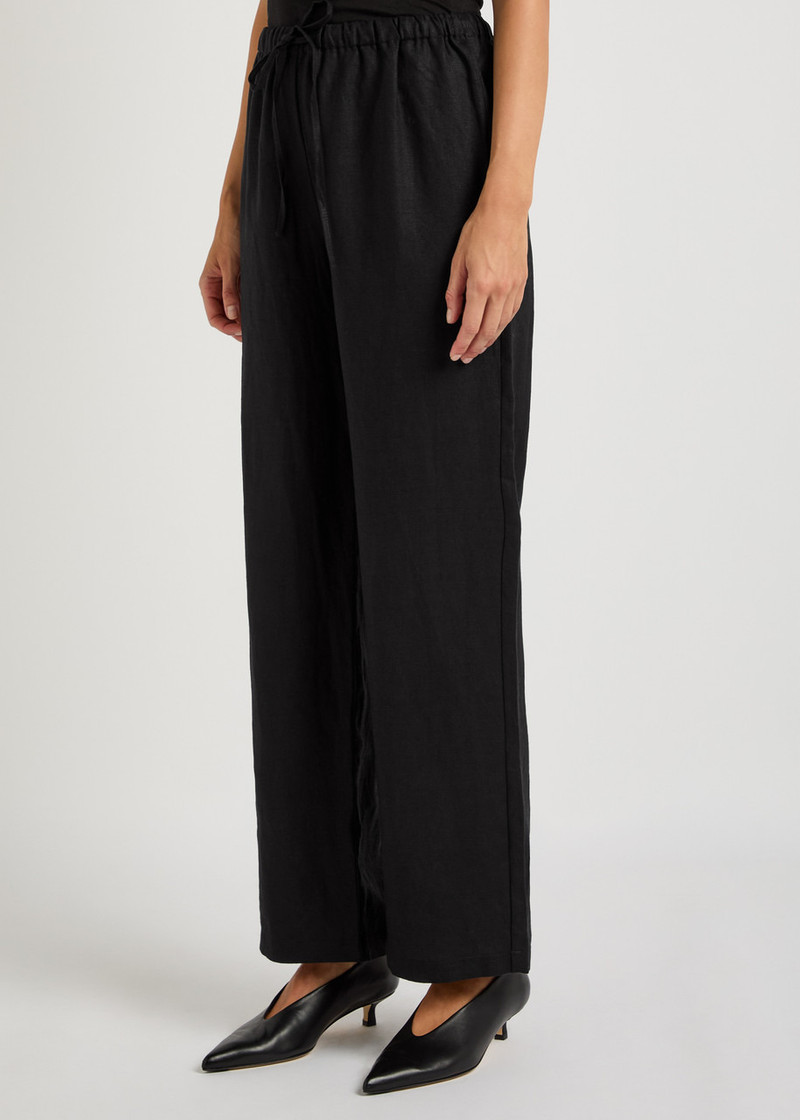 Reformation Reformation Olina Wide-leg Linen Trousers outlook