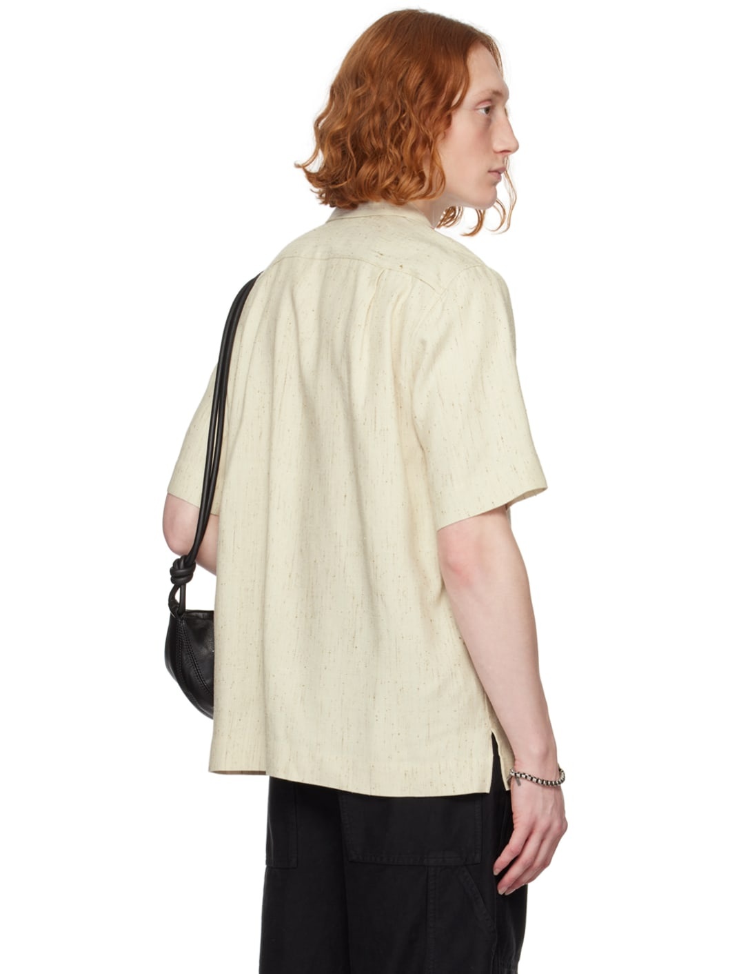 Beige Fil Coupé Shirt - 3