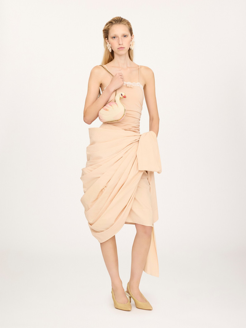 CHLOÉ TROPICUS SWAN MINAUDIÈRE IN PRINTED LEATHER 7