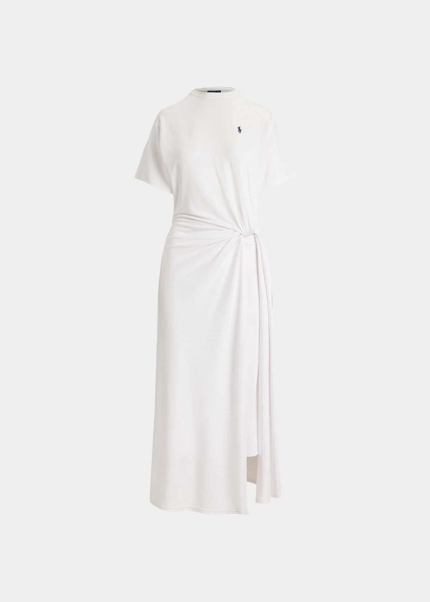 Twist-Detail Tee Dress - 1