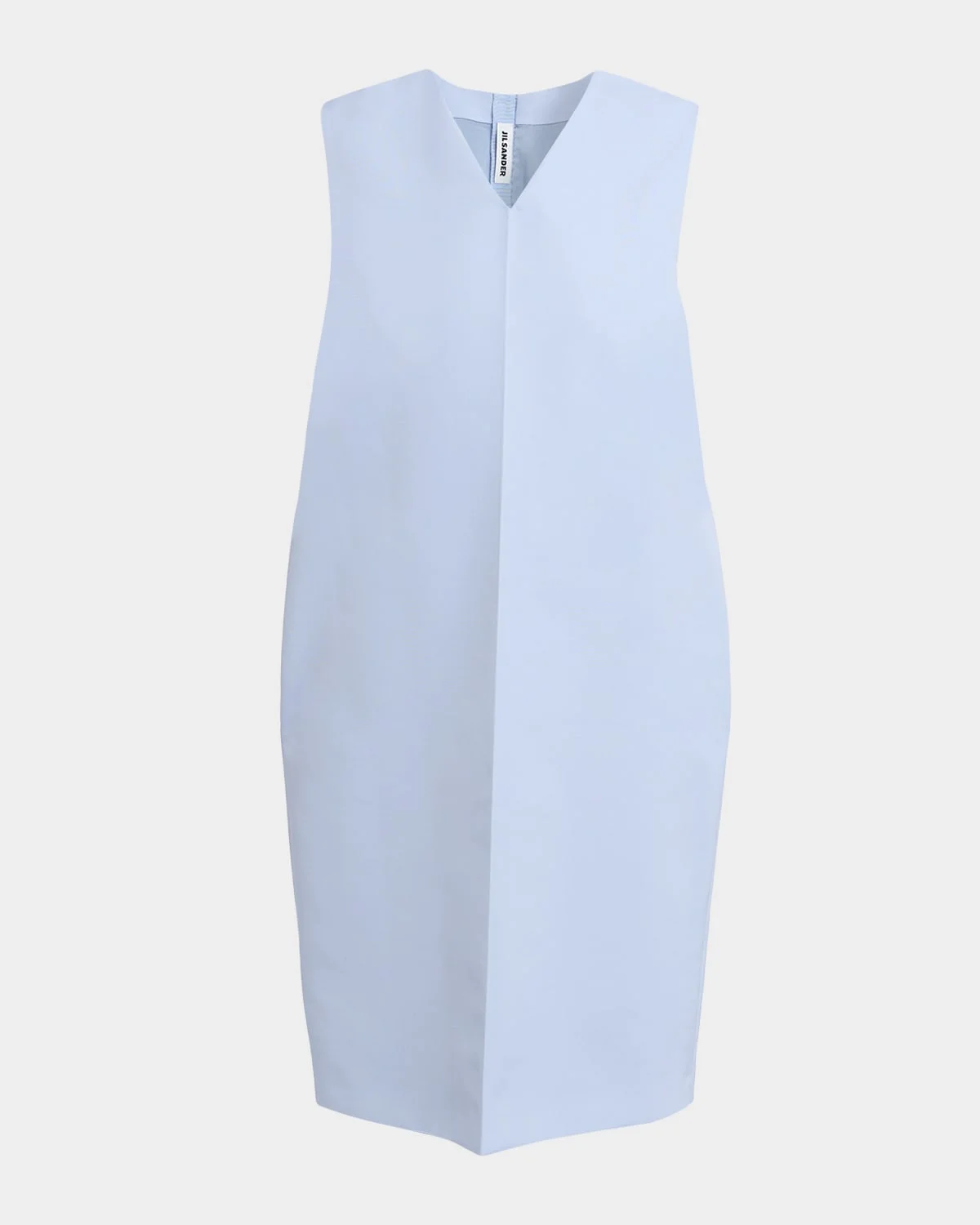 V-Neck Sleeveless Shift Dress - 1