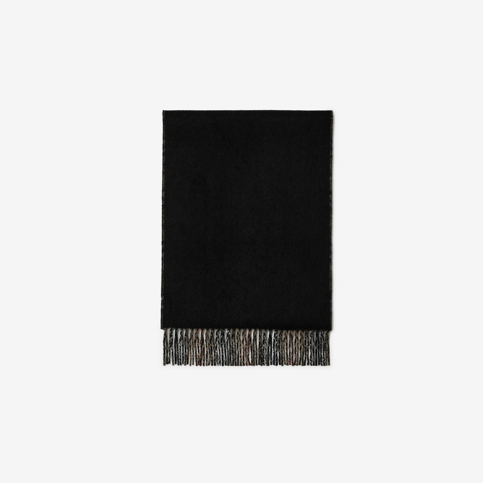 Check Cashmere Reversible Scarf - 2