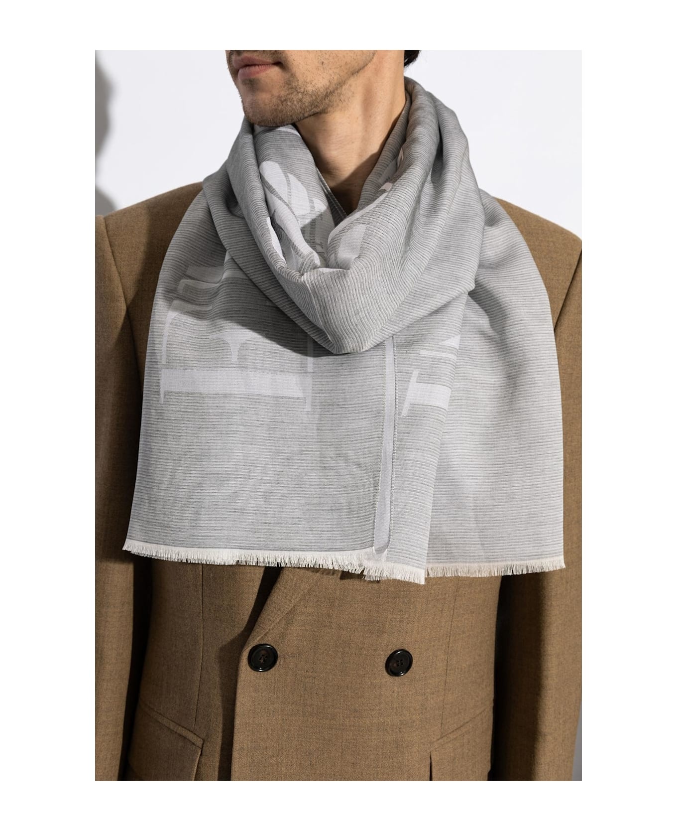 Emporio Armani Scarf With Logo - 2