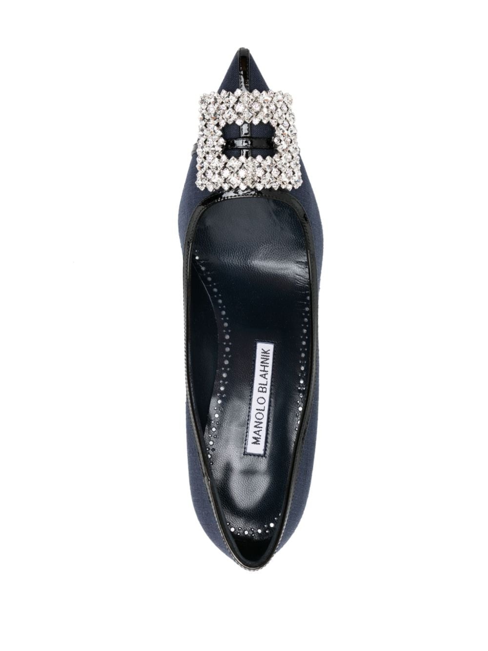 Hangisi 80mm crystal-embellished pumps - 4