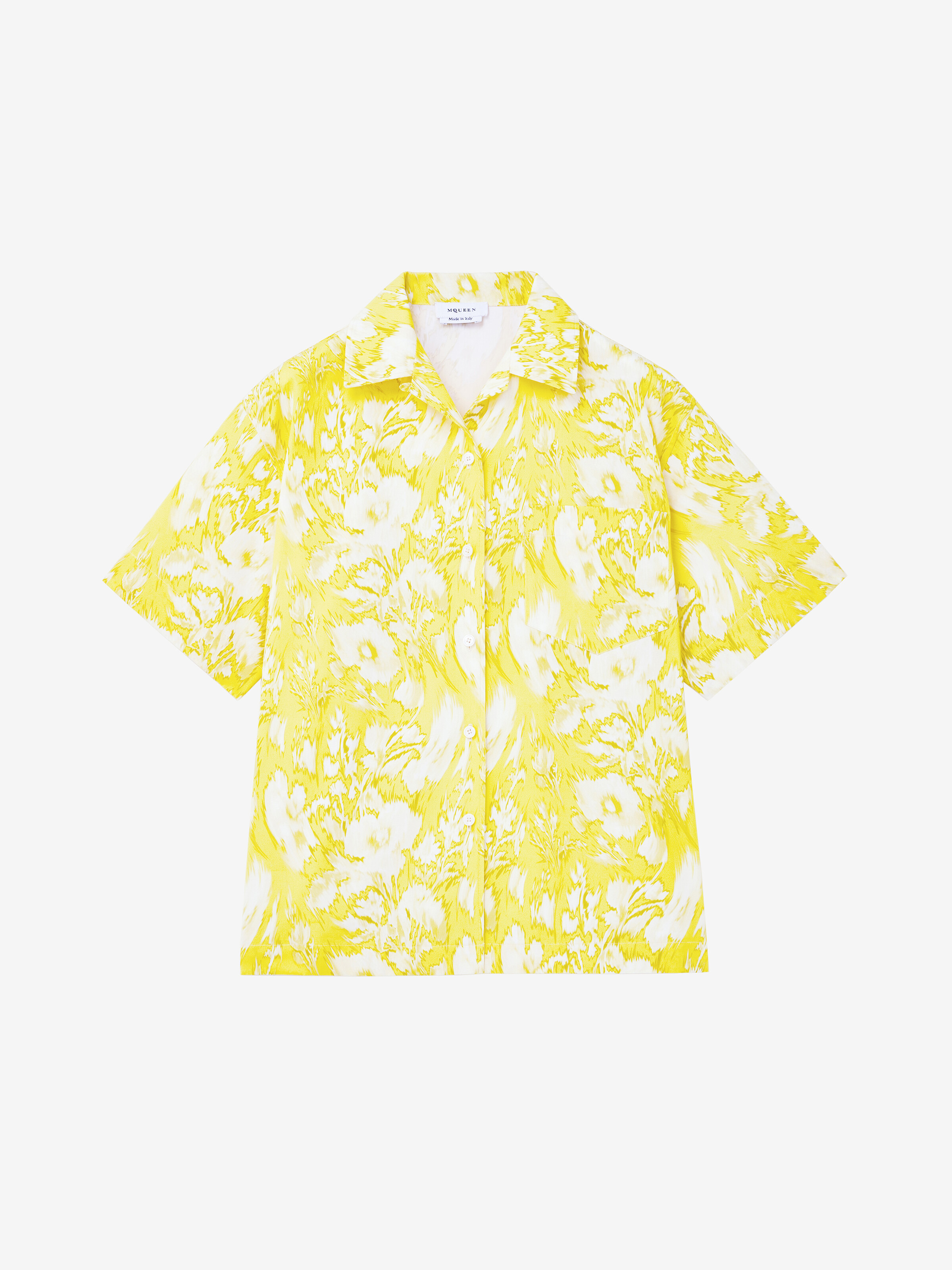 Warped Floral Hawaiian Shirt - 1