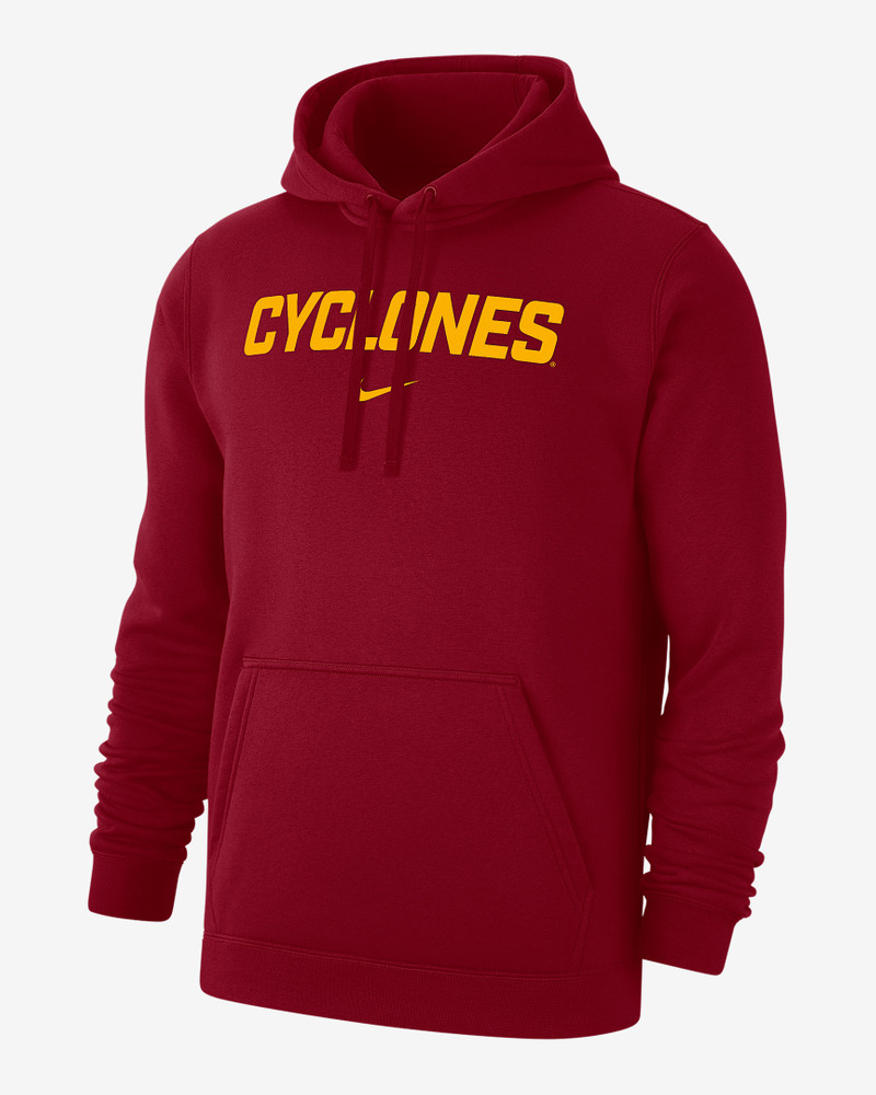 Iowa State Club Fleece Men's Nike College Pullover Hoodie 1