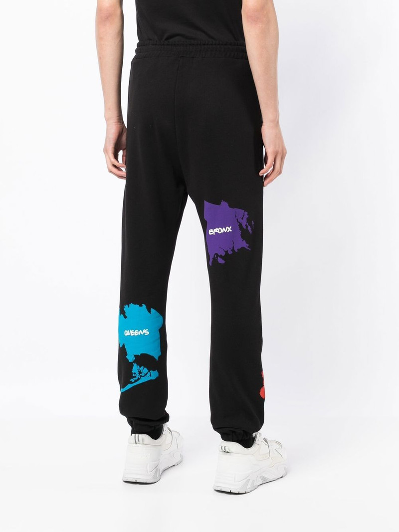 New York district-print track pants 4