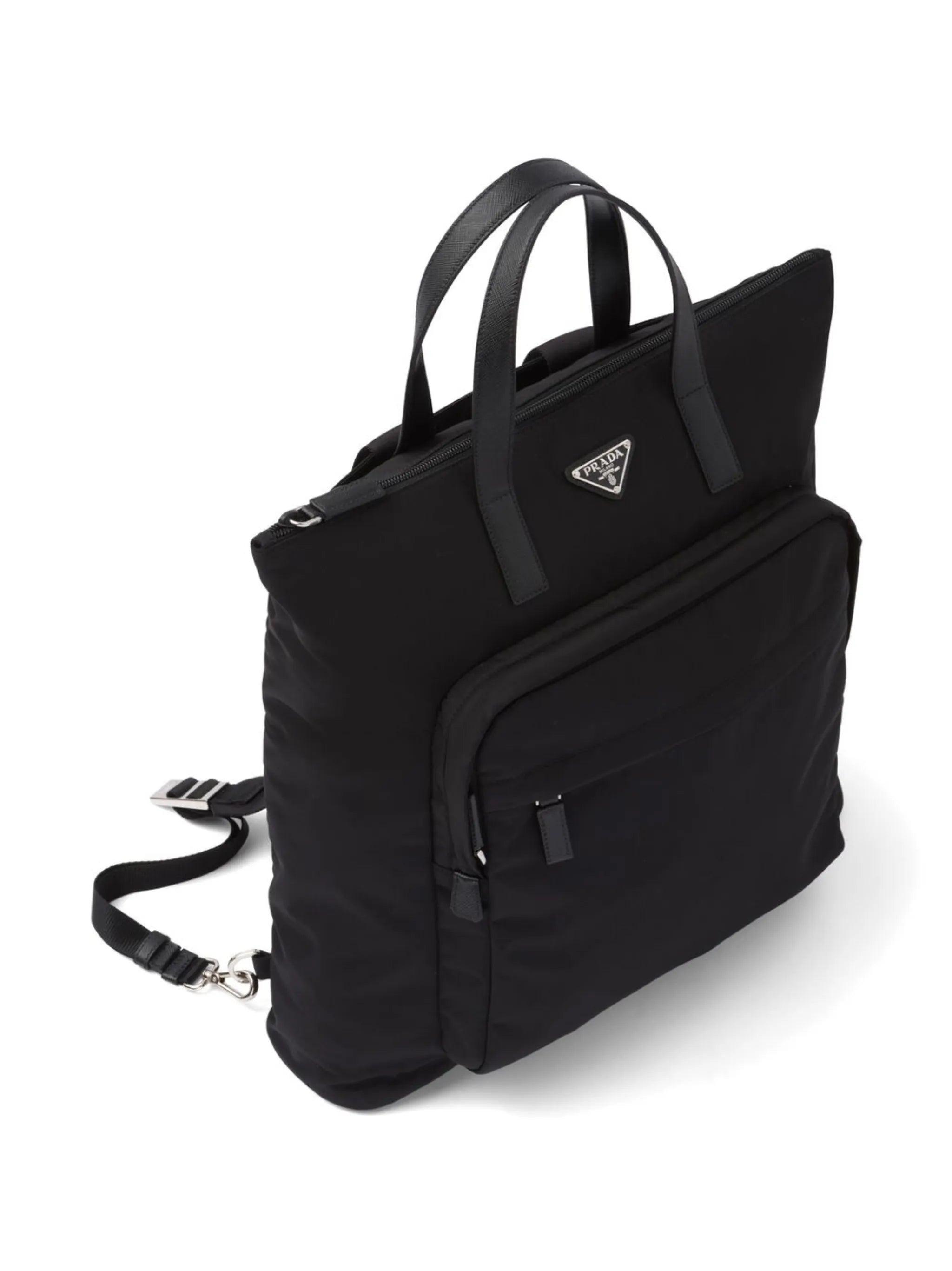 Re-Nylon Saffiano-leather tote bag - 4
