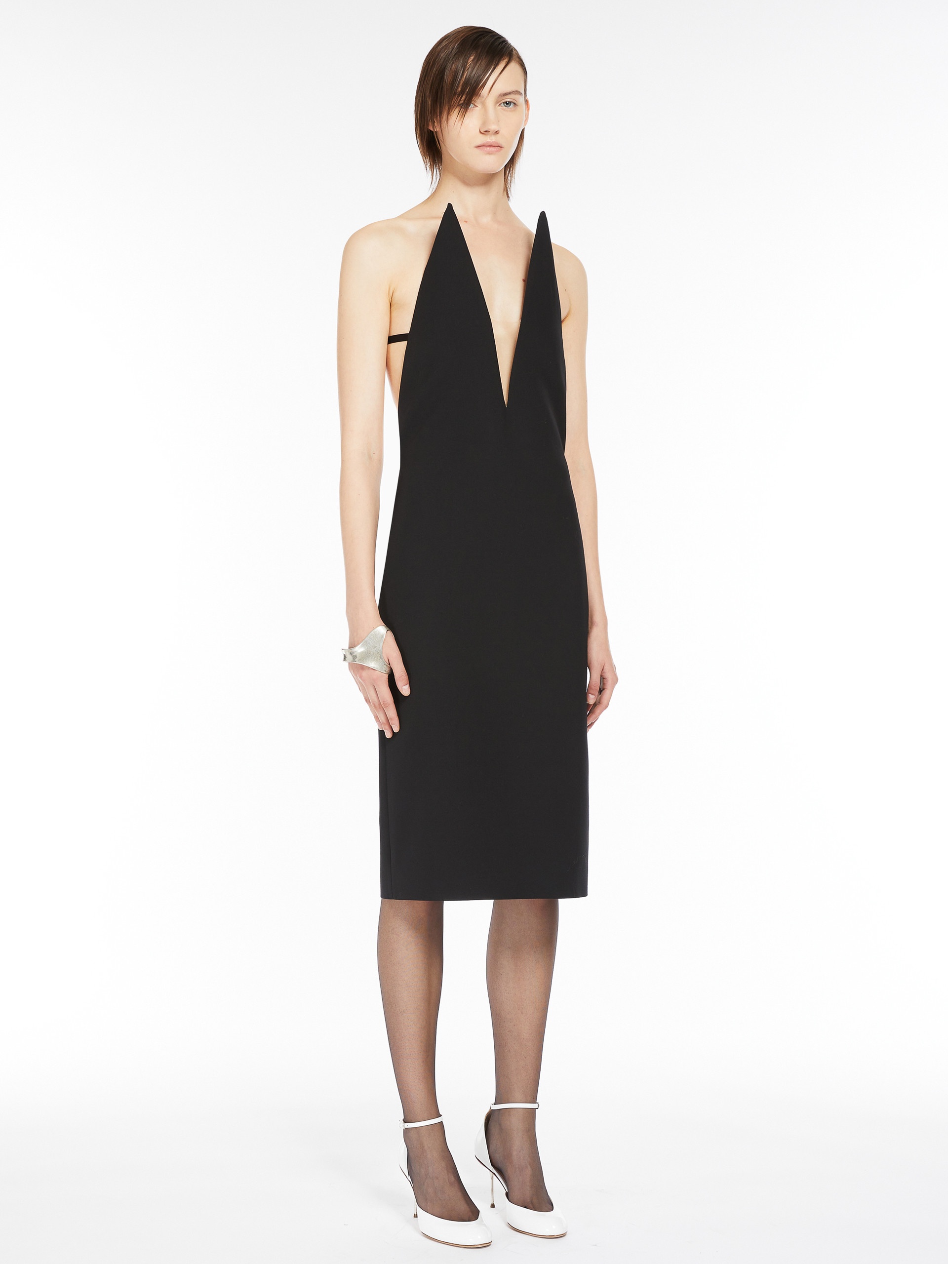 BERGAMO Fitted tech-wool dress - 2
